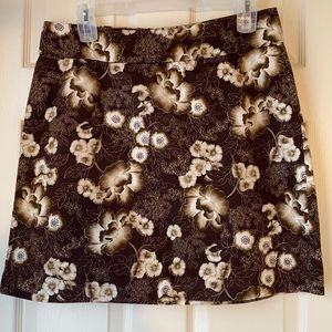 JohnPaulRichard Brown/Cream Floral Skirt